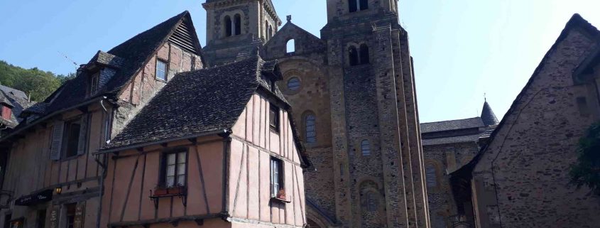 La Abadía Sainte-Foy de Conques es una de las joyas del románico en la Vía Podiensis del Camino de Santiago