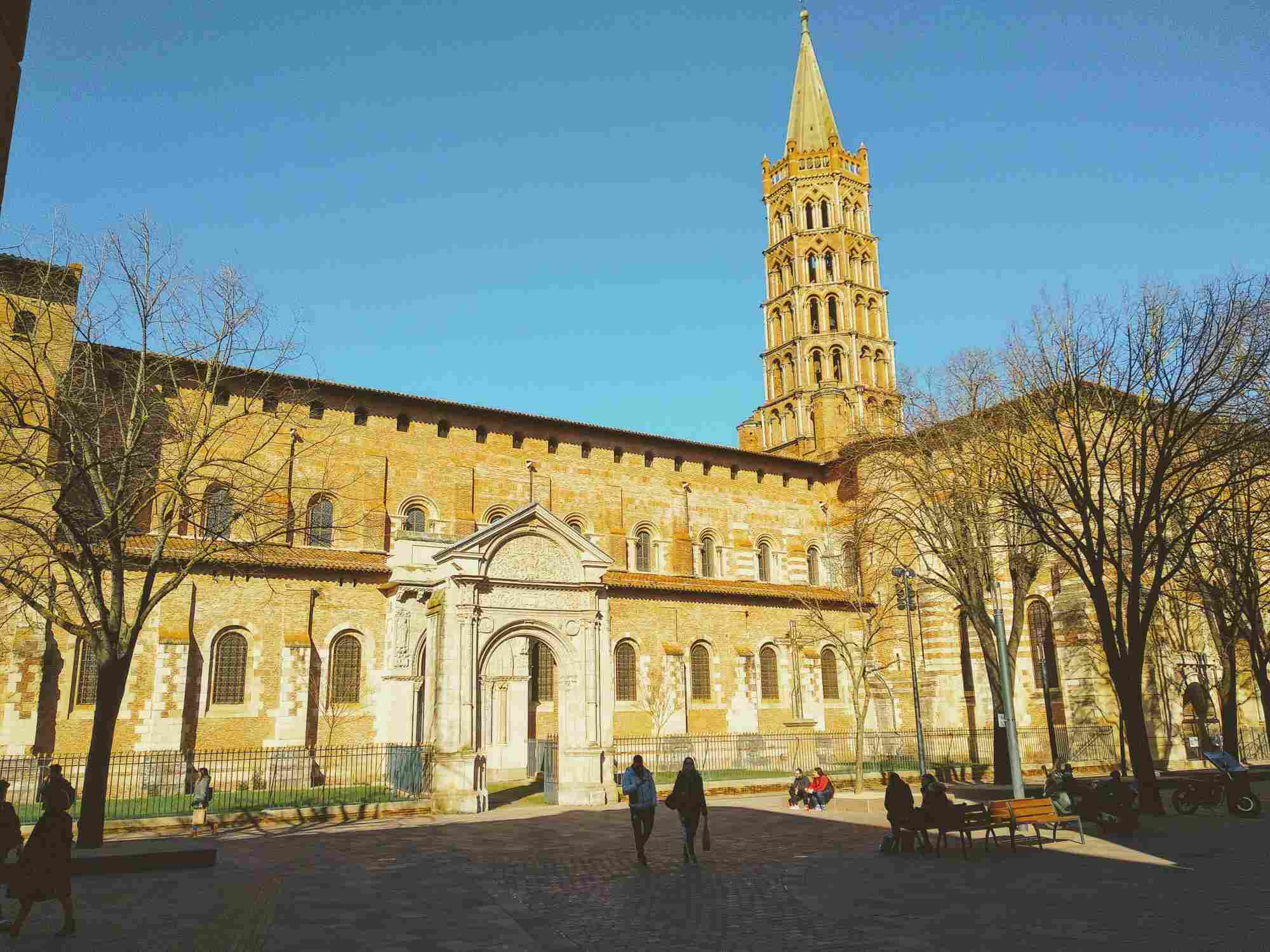 La Basílica de Saint-Sernin en Toulouse es uno de los monumentos más destacados del Camino de Santiago en Francia